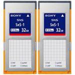 Sony 2SBS32G1B (2SBS-32G-1B) 32GB SxS-1 G1B Memory Card Twin Pack, with up to 440MBs Read Speeds, Compatible with XDCAM EX Series Video Cameras Sony 2SBS32G1B (2SBS-32G-1B) 32GB SxS-1 G1B Memory Card Twin Pack, with up to 440MBs Read Speeds, Compatible with XDCAM EX Series Video Cameras
